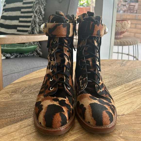 Louise et Cie Leopard Velka Combat Boot 8 - Picture 3 of 4